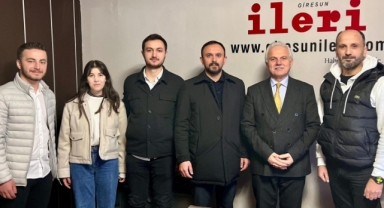 Milletvekili Elmas’tan Giresun İleri Gazetesi’ne ziyaret