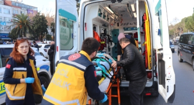 Ordu'da otomobil ile çarpışan motosiklet sürücüsü yaralandı