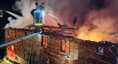 Otelde korkutan yangın!