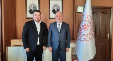 Şebinkarahisar Belediye Başkanı Şentürk’ten Giresun İl Kültür ve Turizm Müdürü Kılavuz’a Hayırlı Olsun Ziyareti