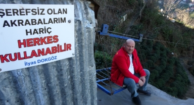 Teleferik sorununa çareyi böyle buldu: ‘Şerefsiz olan akrabalarım hariç herkes kullanabilir’