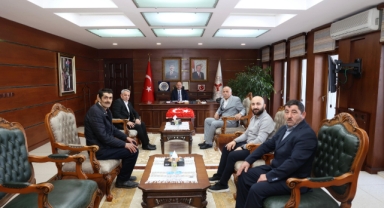 Tepeköy Heyeti, Giresun Valisi Serdengeçti’yi Ziyaret Etti
