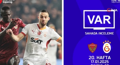 TFF, Süper Lig'de 20. haftanın VAR kayıtlarını açıkladı
