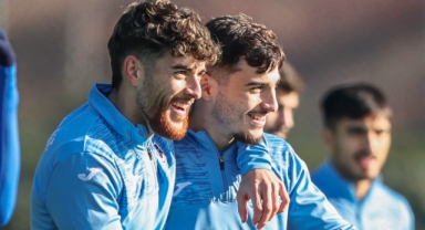 Trabzonspor, yeni yılın ilk antrenmanını yaptı