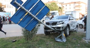 Çarşamba’da trafik kazası: 3 yaralı