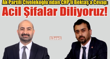 Giresun’da Ak Partili Civelekoğlu’ndan CHP’li Bektaş’a Cevap: Acil Şifalar Diliyoruz!