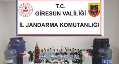 Giresun'da sahte içki operasyonu!