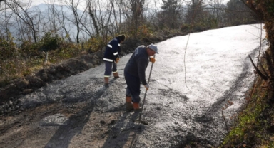 Giresun’da Ulaşım Konforu Artıyor: Beton Yol Çalışması Başlatıldı