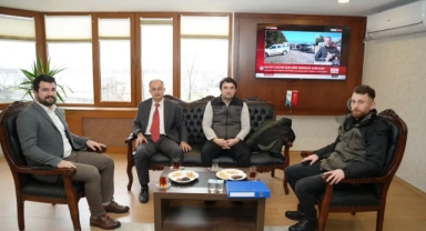 Giresun Orman Bölge Müdüründen, Piraziz Belediye Başkanı Ayyıldız’a Ziyaret