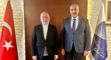 Giresun Sanayi ve Teknoloji İl Müdürü Yavuztürk, Şebinkarahisar Belediye Başkanı Şentürk'ü Ziyaret Etti