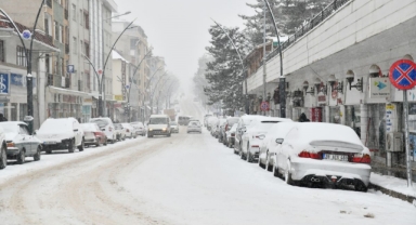 Giresun, Trabzon, Gümüşhane, Rize ve Bayburt'ta kar yağışı etkili oldu