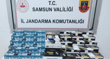 Samsun'da binlerce doldurulmuş makaron ele geçirildi