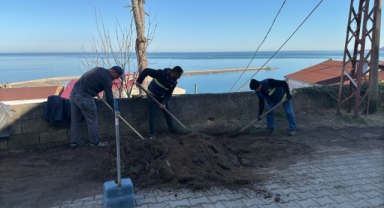 Tirebolu’da altyapı ve bakım çalışmaları sürüyor