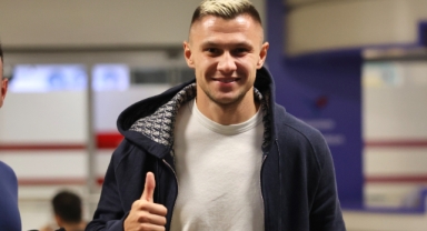 Trabzonspor'un yeni transferi Oleksandr Zubkov Trabzon'da