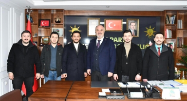 Türkiye Gençlik Vakfı (TÜGVA) Giresun İl Temsilciliğinden AK Parti Giresun İl Başkanı Yılmaz'a Ziyaret