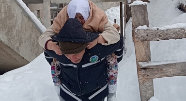 Yavuzkemal Belediyesi, Zorlu Hava Koşullarında Mahsur Kalan Vatandaşı Kurtardı