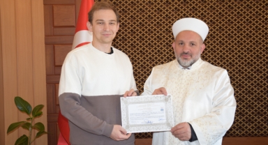 Giresun’da Ukraynalı Roman Iastremskyi, İslamiyet'i Kabul Ederek ‘Furkan’ İsmini Aldı