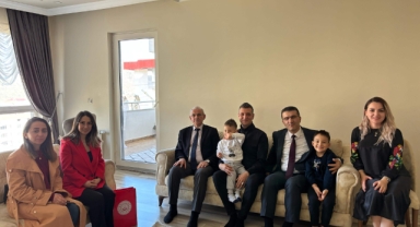 Giresun İl Milli Eğitim Müdür Vekili Tuncer Turan, Gazi Ömer Faruk Yıldırım’ı Ziyaret Etti