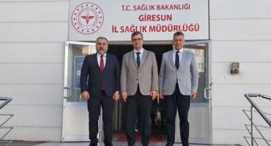 Giresun İl Özel İdaresi Genel Sekreteri Erener’den, İl Sağlık Müdürü Aksoy’a Hayırlı Olsun Ziyareti