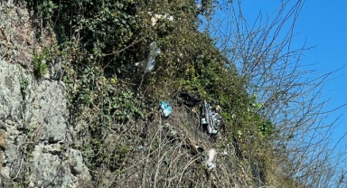 Giresun Kalesi'ni çöpler esir almış!