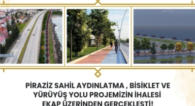 Piraziz Belediyesi, Sahil Aydınlatma ve Bisiklet Yolu Projesi İçin İhale Gerçekleştirdi