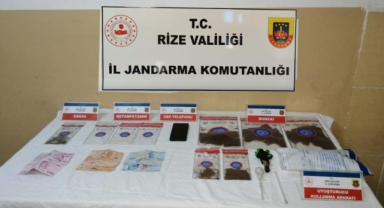 Rize'de son bir ay içerisinde düzenlenen uyuşturucu operasyonları kapsamında 9 kişi tutuklandı