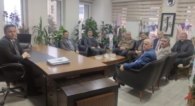 Ünye Okul Müdürleri, Giresun İl Milli Eğitim Müdürü Özgür Tokgöz’ü Ziyaret Etti