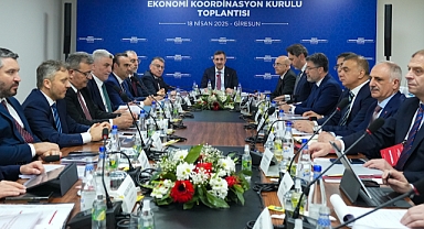 Ekonomi Koordinasyon Kurulu Giresun'da Cumhurbaşkanı Yardımcısı Yılmaz başkanlığında toplandı