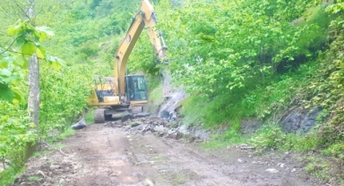 Giresun’da Heyelanlara Anında Müdahale