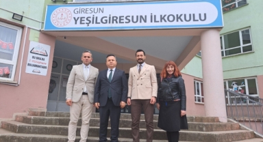 Giresun İl Millî Eğitim Müdürü Tokgöz’den Yeşilgiresun İlkokulu’na Ziyaret