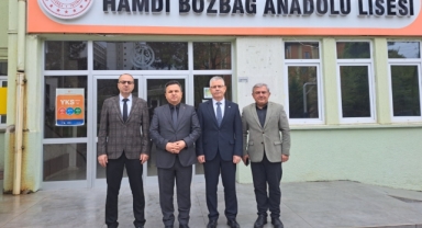Giresun Milli Eğitim Müdürü Özgür Tokgöz, Hamdi Bozbağ Anadolu Lisesini Ziyaret Etti