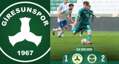Giresunspor İlk Yarıda Öne Geçti, Skoru Koruyamadı