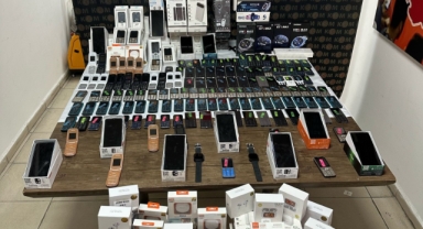 Kaçakçılık operasyonunda çok sayıda telefon ve elektronik eşya ele geçirildi