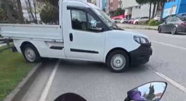 Trafikte şoförsüz araç paniği: Yürekler ağza geldi