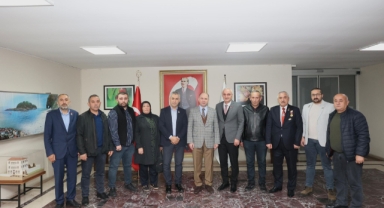 Türkiye Harp Malulü Gaziler-Şehit Dul ve Yetimleri Derneği Giresun Şubesi’nden Vali Serdengeçti’ye Ziyaret