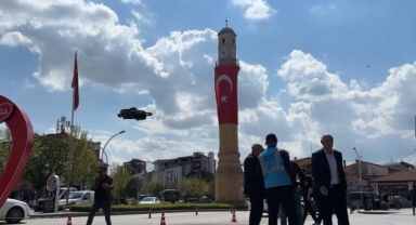 Yere sigara izmariti atanlara dronlu denetim