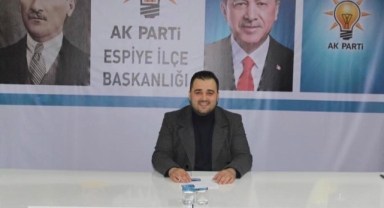 AK Parti Espiye İlçe Başkanı Samet Önal’dan CHP’li Mebusa Sert Tepki: 'Laf Çok, İcraat Yok'