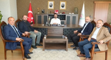 AK Parti Heyeti'nden Piraziz Belediye Başkanı Ayyıldız’a Nezaket Ziyareti