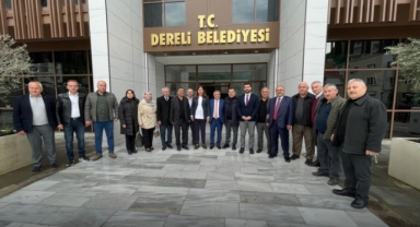 AK Parti Heyetinden Dereli Belediyesi'ne Ziyaret