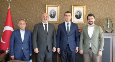AK Parti Heyetinden Piraziz Belediyesine Ziyaret