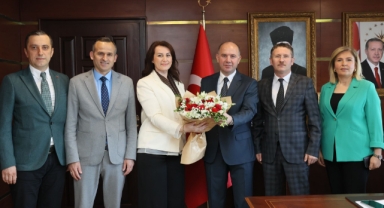 Çevre, Şehircilik ve İklim Değişikliği Giresun İl Müdürlüğü Heyetinden Vali Serdengeçti'ye Ziyaret 