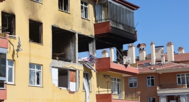 Dairesinde patlattığı doğalgaz onlarca kişiyi evsiz bıraktı