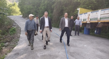 Dereli’de Altyapı Çalışmalarına Yakın Takip