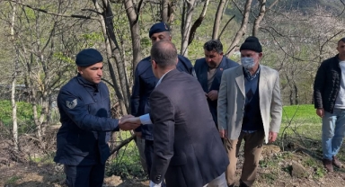 Dereli Kaymakamı Azman’dan Yangın Bölgesinde İnceleme