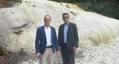 Dereli Kaymakamı Azman, Tabiat Parkı ve Atıl Okul Binasında İncelemelerde Bulundu