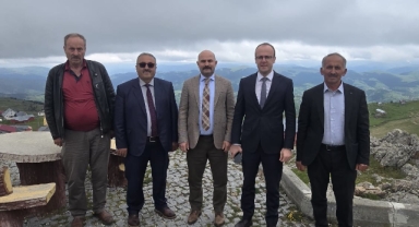 Dereli Protokolü Bektaş Yaylası’nda Sorunları Yerinde İnceledi