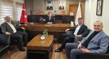 Eğitim-Bir-Sen İl Başkanlarından Giresun İl Millî Eğitim Müdürü Tokgöz’e Ziyaret