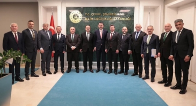 Eynesil Belediye Başkanı Güdük'ten Bakan Kurum'a Ziyaret