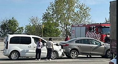 Giresun’da zincirleme trafik kazası: 2 yaralı