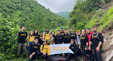 Giresun'da ATAK'tan doğada sınırları zorlayan arama kurtarma eğitimi